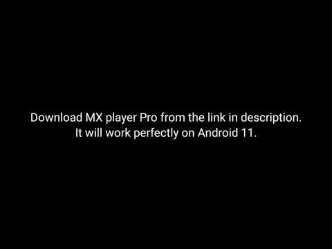 MX player Pro Mod for Android 11 | No Crash | Tested & Working on few devices | Link in description
