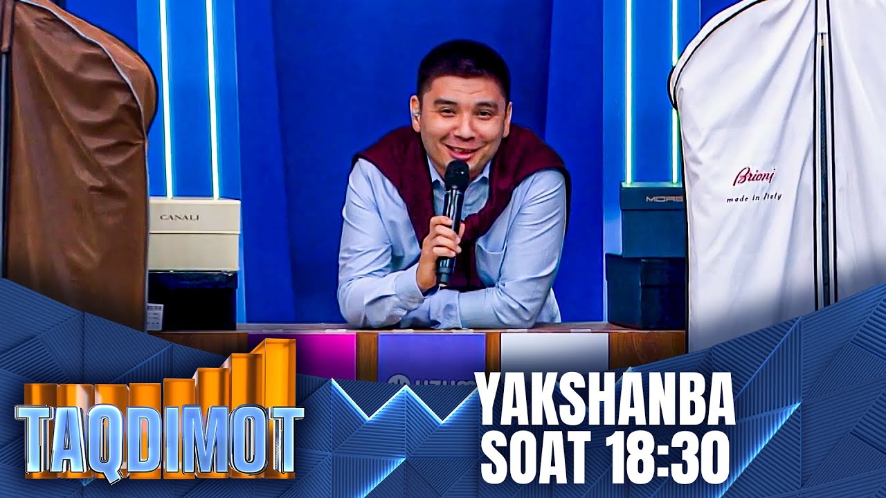 ANONS - TAQDIMOT | YAKSHANBA SOAT 18:30