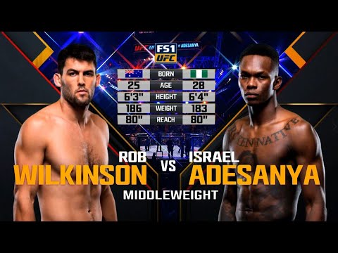 UFC Debut: Israel Adesanya vs Rob Wilkinson | Free Fight