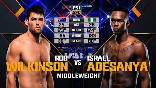 UFC Debut: Israel Adesanya vs Rob Wilkinson