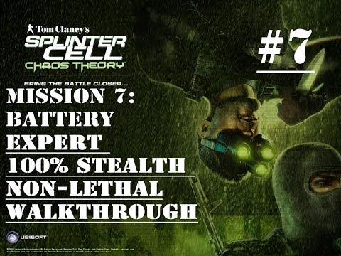 Splinter Cell Chaos Theory Mission 7 100% Stealth Walkthrough No Commentary