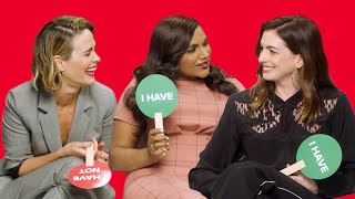 The Cast Of  Oceans 8  Tries To Play Never Have I 
