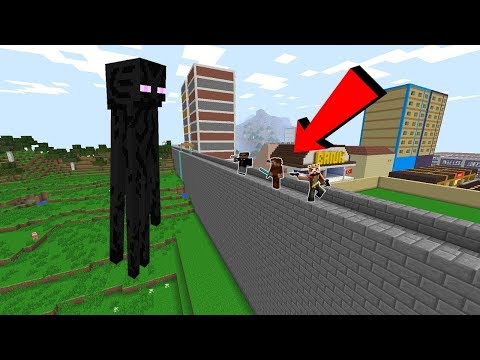 DEV ENDERMAN ŞEHRE SALDIRIYOR! 😱 - Minecraft