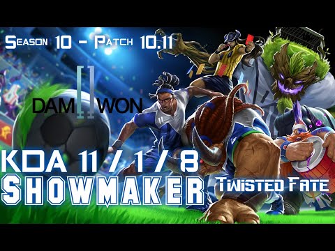 DWG Showmaker TWISTED FATE vs ZOE Mid - Patch 10.11 KR Ranked