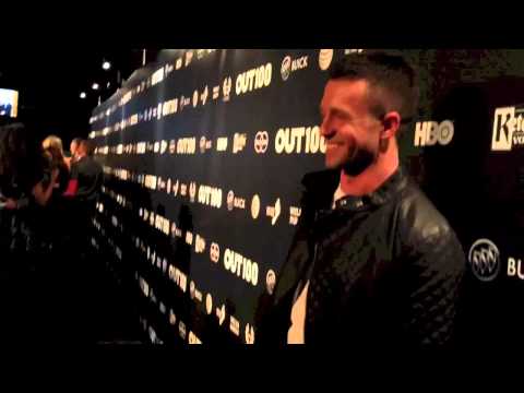 Jason Dottley Works the Out 100 Red Carpet