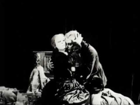 Ausschnitt aus "Frauenopfer" (1921) mit Henny Porten & Albert Bassermann.