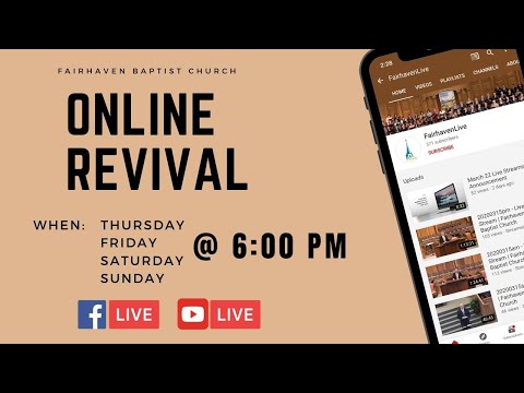 20200328pm - Saturday Night Online Revival at Fairhaven Baptist Church