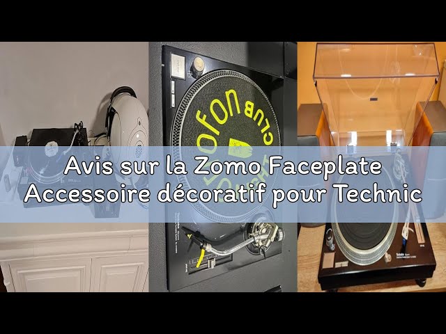 Vídeo relacionado con Zomo Faceplate Technics SL-1210 Mk2 Cubierta para tocadiscos