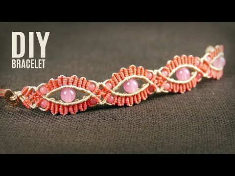 Spiral Macrame Patterns DIY Macrame Spiral Bracelets