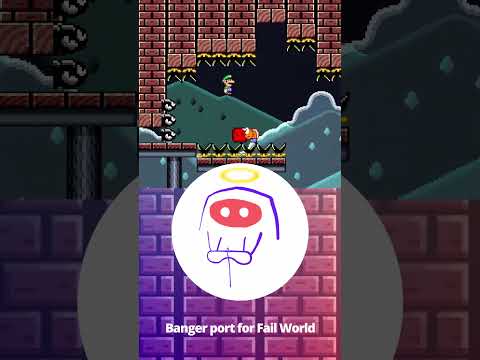 Banger port for Fail World #supermarioworld #mario #kaizo #smw