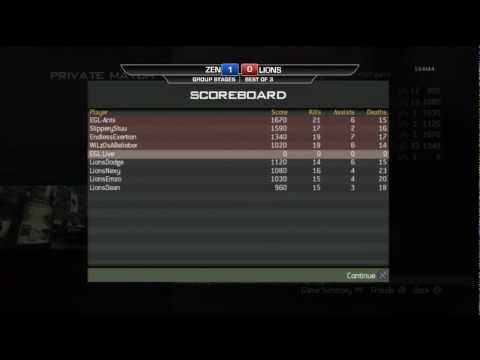 EGL5: Blackpool : Call of Duty: MW3 (PS3) : Zen vs Lions