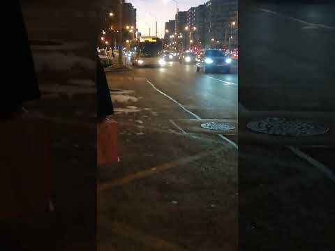 Autobuzul MBC E4 #4767 pe linia 104 sosind în stația Bd Chișinău