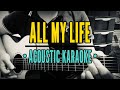 All My Life (Acoustic Karaoke) - America