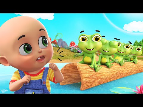 Five Little Speckled Frogs + More Nursery Rhymes & Kids Songs - Jugnu Kids