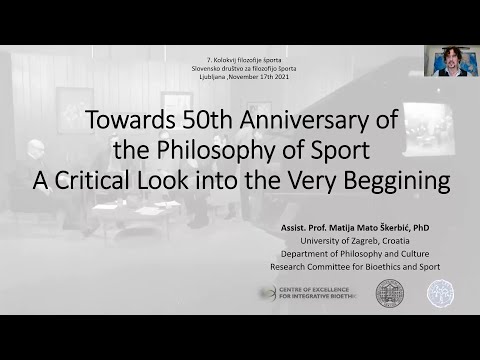 Matija Mato Škerbić: Towards 50th Anniversary of the Philosophy of Sport.