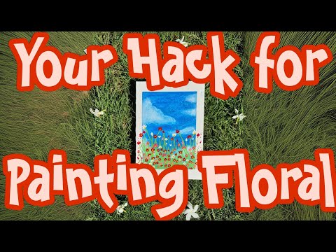 Tutorial on painting flowers using oil pastels and acrylics | Nothing...Just Art #pruthashah