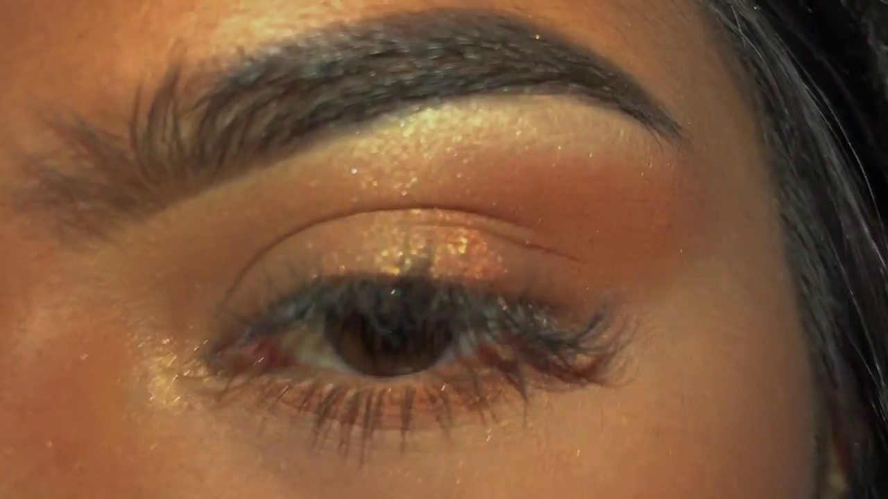 bronze eye makeup tutorial !