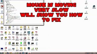 HOW TO FIX IF MOUSE IS MOVING SLOW