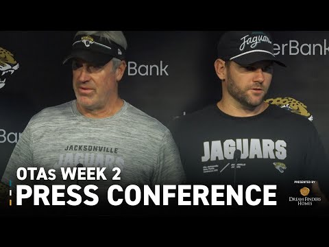 Doug Pederson and Press Taylor Meet With the Media | Jacksonville Jaguars