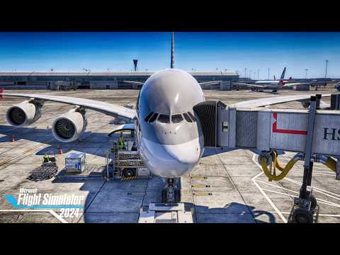 Qatar Airways A380: Doha - London Full Flight | Flight Simulator 2024