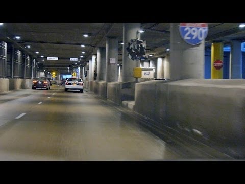 Driving Lower Wacker from the New East Side to I-90/94/290