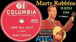 Marty Robbins | Long Tall Sally | Columbia 78 rpm | 1956 USA