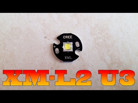 Мощный светодиод XM-L2 U3 (XML2 U3) на 16-миллиметровой платформе с Aliexpress