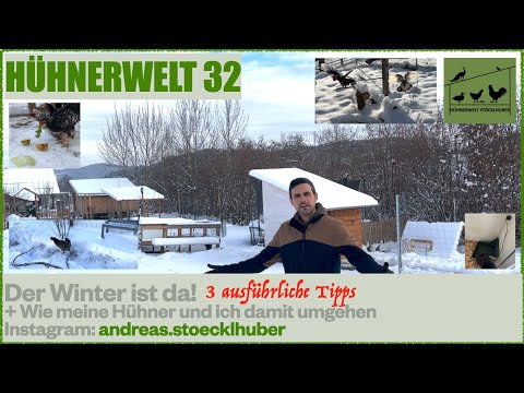 Hühnerwelt 32 Der Winter ist da! + Wie meine Hühner und ich damit umgehen