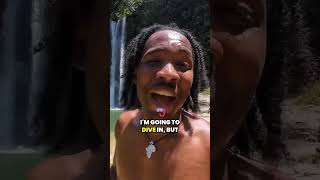 Diving Into a Hidden Waterfall Nobody Knows About #explore #nature #hidden