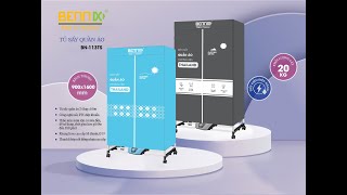Cách lắp tủ sấy quần áo máy sấy quần áo BENNIX BN-113TS