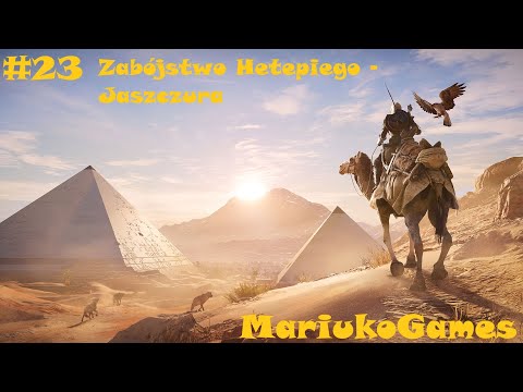 Zagrajmy w Assassin's Creed Origins odc 23 Zabójstwo Hetepiego   Jaszczura