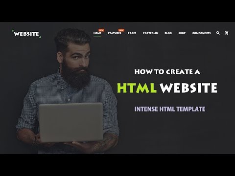 How To Create HTML Website 2018 - Intense From TemplateMonster