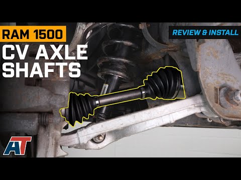2012-2018 4WD RAM 1500 Front CV Axle Shafts Review & Install