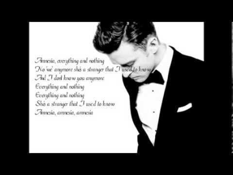 Justin Timberlake Amnesia Lyrics HQ (The 20/20 Experience Part 2)