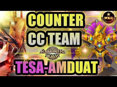 COUNTER CC TEAM GUARDIAN PLAYER USE TESARION AMDUAT - Summoners War