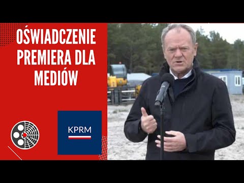 Oświadczenie Premiera Donalda Tuska dla mediów