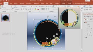 How to Create Facebook Profile Picture Frame using Microsoft Powerpoint | step by step tutorial