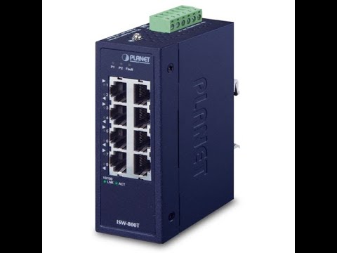 ISW-800T Industrial Unmanaged Fast Ethernet Switch