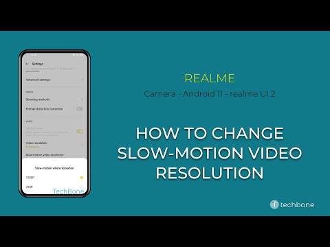 How to Change Slow-Motion Video Resolution - realme [Android 11 - realme UI 2]