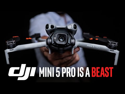 DJI Mini 5 Pro Fly More Combo Plus with DJI RC 2, Drone with Camera, 1-Inch CMOS, 4K Drone for Beginners, Obstacle Sensing, ActiveTrack 360°, 225° Gimbal Rotation, Extended Battery Life video review thumbnail