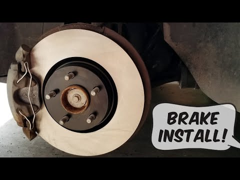 Replacing the front brakes on my Volvo C30 (S40, V50, C70)