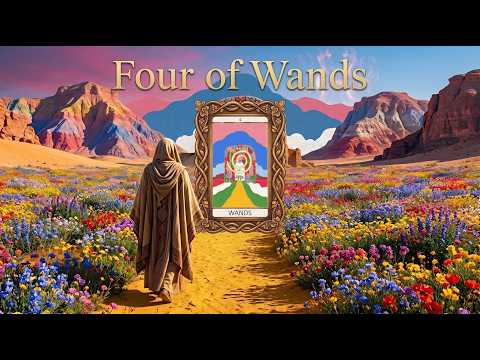 Four of Wands - snippet 🛤️🃏