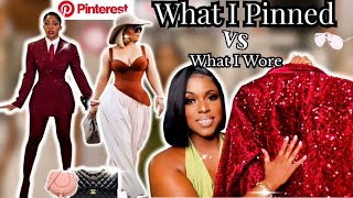 What I Pinned VS What I Wore | Styling Pinterest Outfits 2025