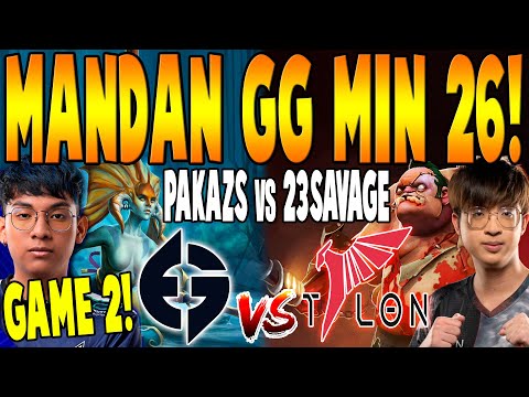 EG vs TALON [GAME 2] BO2 - "PAKAZS vs 23SAVAGE" - LIMA MAJOR 2023 DOTA 2