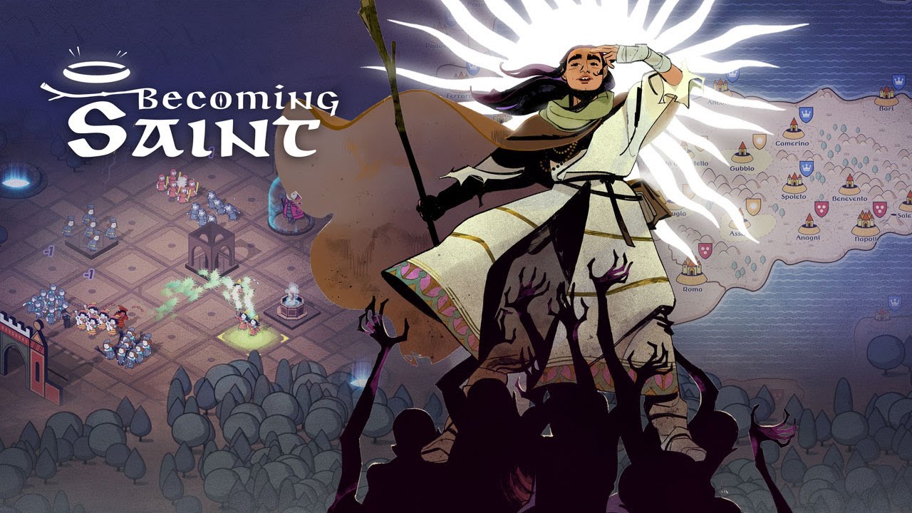Becoming Saint trailer RTS roguelike medieval Italy political simulation gameplay