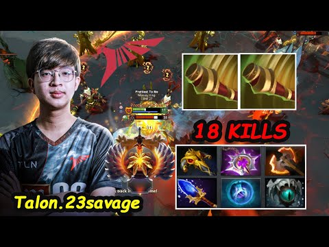 Talon 23savage Monkey King 13K MMR FULL SLOT BUILD CARRY Dota 2 pro Gameplay