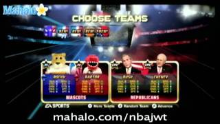 NBA Jam for Wii - Mascots Code