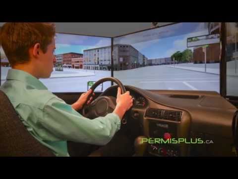 Les simulateurs de conduite de l'école de conduite PERMISPLUS
