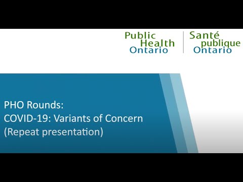PHO Rounds: COVID-19: Variants of Concern