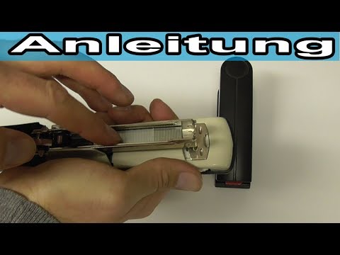 Anleitung - Novus Tacker und Standard Tacker auffüllen / Tacker nachfüllen